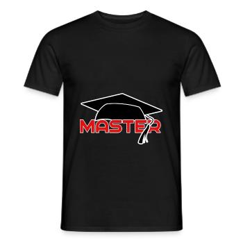 maître enseignant - T-shirt homme - noir - Devant - AI Model Male 178 light (178cm)