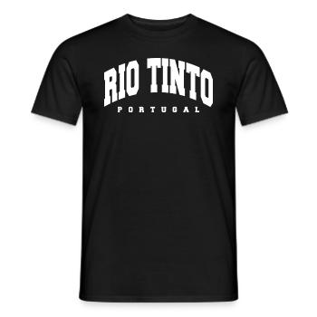 Rio Tinto - Männer T-Shirt - Schwarz - Vorne - AI Model Male 178 light (178cm)