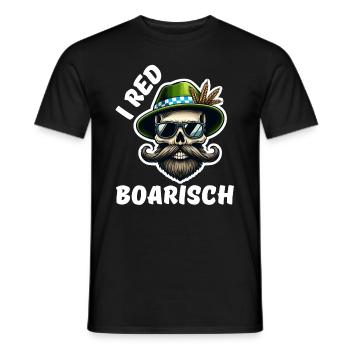 Boarisch Bayern Dialekt Lustige Sprüche Bayerisch - Männer T-Shirt - Schwarz - Vorne - AI Model Male 178 light (178cm)