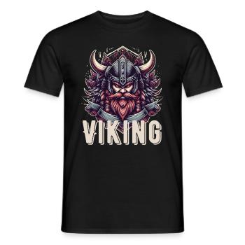 Berserker Viking Valhalla Guerrier nordique - T-shirt homme - noir - Devant - AI Model Male 178 light (178cm)