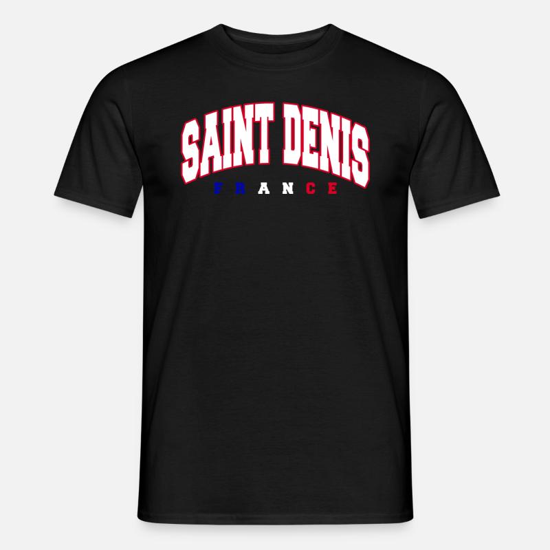 Saint Denis - Männer T-Shirt - Schwarz