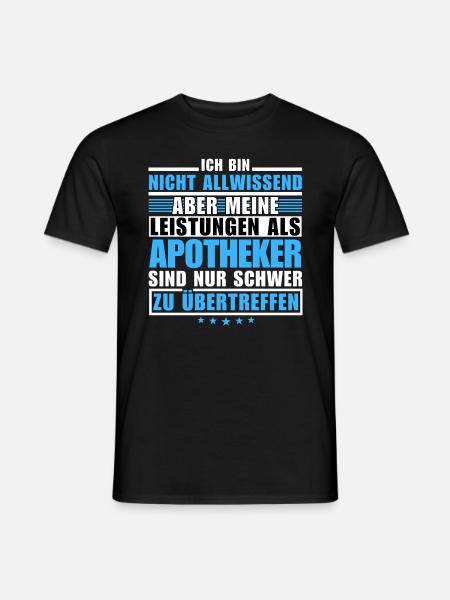 Unmatched performance as a pharmacist - Men's T-Shirt - black