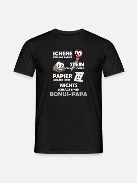 Nothing beats a bonus dad - Men's T-Shirt - black