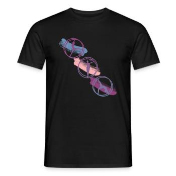 Rhönrad - T-shirt homme - noir - Devant - AI Model Male 178 light (178cm)