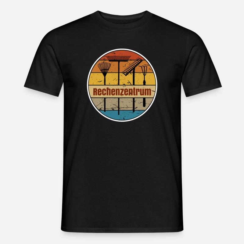 Rechenzentrum - Männer T-Shirt - Schwarz