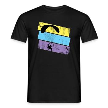 Conception des paramoteurs - T-shirt homme - noir - Devant - AI Model Male 178 light (178cm)