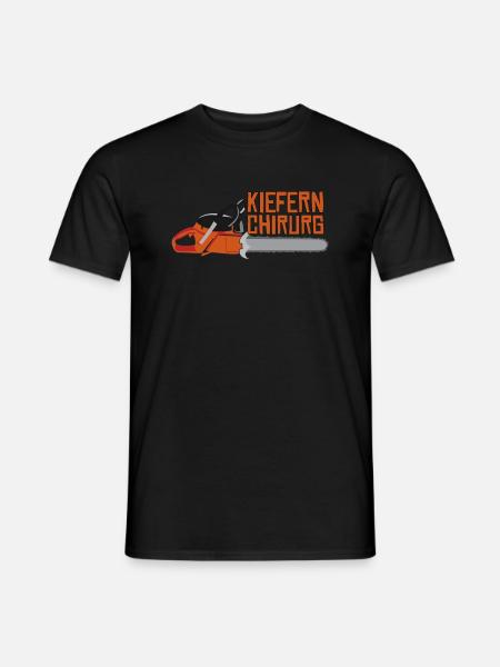 Kiefernchirurg - Männer T-Shirt - Schwarz