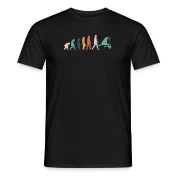 Rouleau de scooter Evolution - T-shirt homme - noir - Devant - AI Model Male 178 light (178cm)