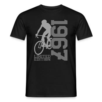 1967 Limited Edition - Pedal Heroes Shirt - Men's T-Shirt - black - Front - AI Model Male 178 light (178cm)