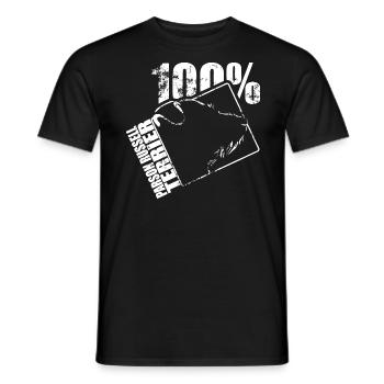 PARSON RUSSELL TERRIER 100 - Men's T-Shirt - black - Front - AI Model Male 178 light (178cm)