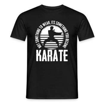 C’est quelque chose que tu as à karaté karaté karaté - T-shirt homme - noir - Devant - AI Model Male 178 light (178cm)