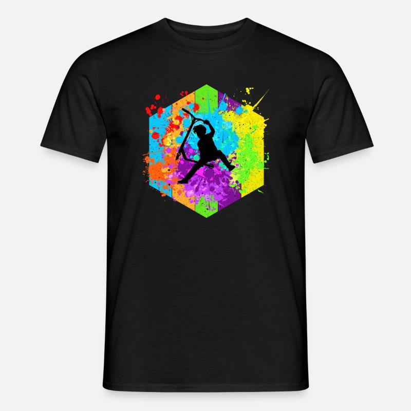 Freestyle-Roller - Männer T-Shirt - Schwarz