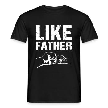 Comme Père Comme Fils - T-shirt homme - noir - Devant - AI Model Male 178 light (178cm)