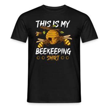 Imkerei Niedlicher Bienenhonig Wildlife - Männer T-Shirt - Schwarz - Vorne - AI Model Male 178 light (178cm)