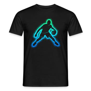 Joueurs de basket-ball Basket-ball Hommes Basketball - T-shirt homme - noir - Devant - AI Model Male 178 light (178cm)