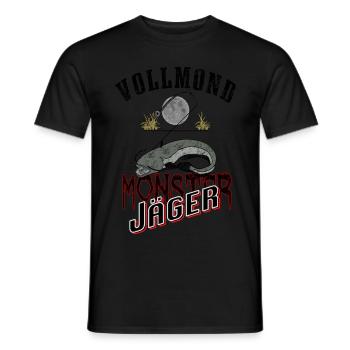 Wels Jäger - Männer T-Shirt - Schwarz - Vorne - AI Model Male 178 light (178cm)