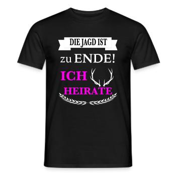 Hunter bachelorette party Bavière équipe cadeau - T-shirt homme - noir - Devant - AI Model Male 178 light (178cm)