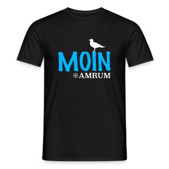 Amrum Ostsee Insel Design - Männer T-Shirt - Schwarz - Vorne - AI Model Male 178 light (178cm)