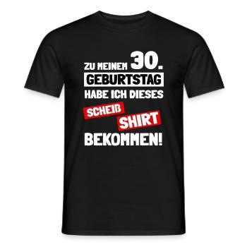Dieses scheiß Geschenk zum 30. Geburtstag - Männer T-Shirt - Schwarz - Vorne - AI Model Male 178 light (178cm)