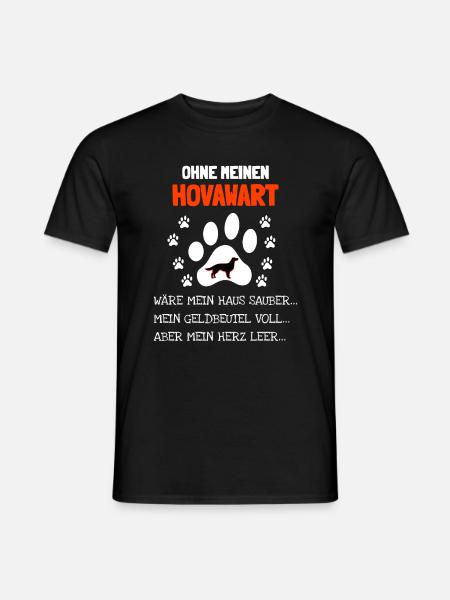 Ohne meinen Hovawart - Männer T-Shirt - Schwarz