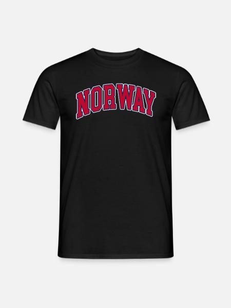 Norwegen Norway - Men's T-Shirt - black