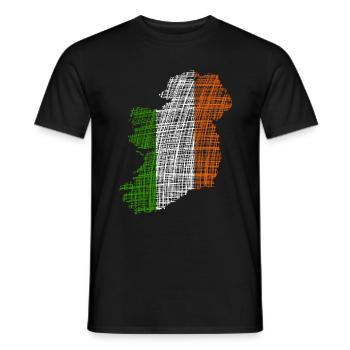 Irland Ireland - Männer T-Shirt - Schwarz - Vorne - AI Model Male 178 light (178cm)