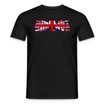 Junglist One Love Drum and Bass DNB UK Remix - Männer T-Shirt - Schwarz - Vorne - AI Model Male 178 light (178cm)