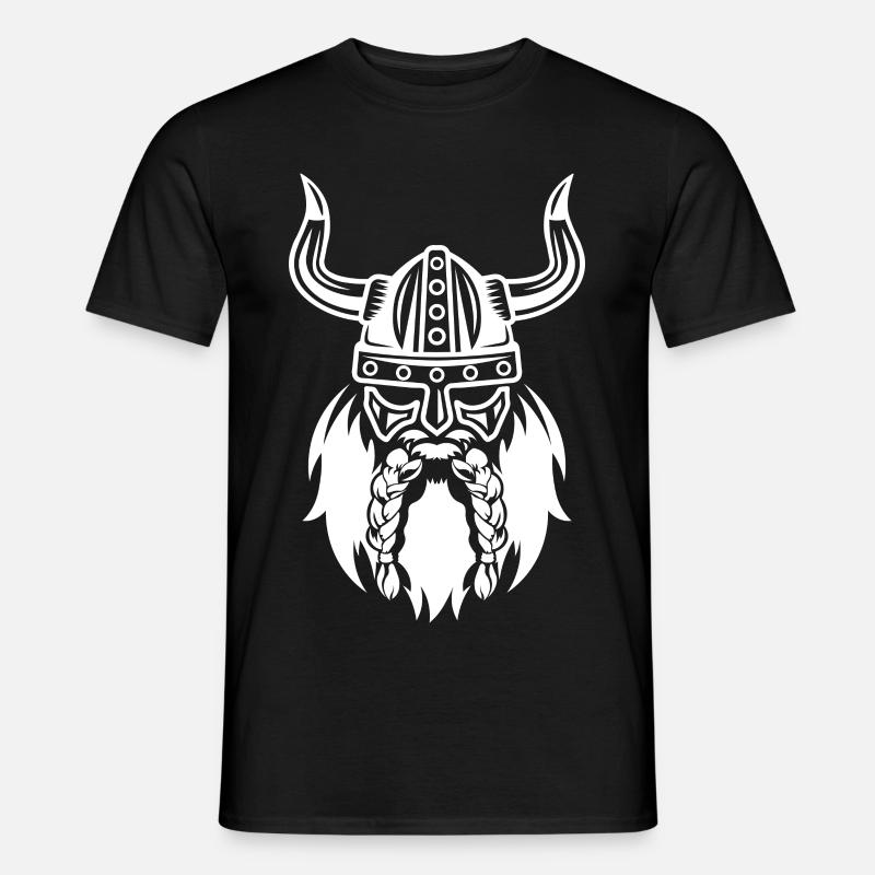 Vikinger - Männer T-Shirt - Schwarz