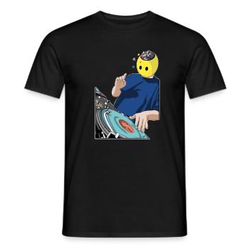 Smarties Dj - T-shirt homme - noir - Devant - AI Model Male 178 light (178cm)