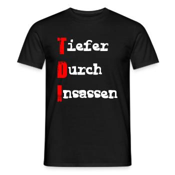 DIESEL POWER - T-shirt homme - noir - Devant - AI Model Male 178 light (178cm)