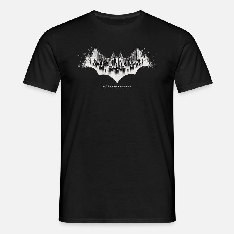 Batman 80 Years Gotham - T-shirt til herrer - sort
