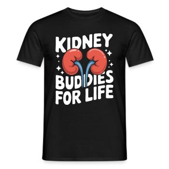 Nierenspender Niere Organspender - Männer T-Shirt - Schwarz - Vorne - AI Model Male 178 light (178cm)