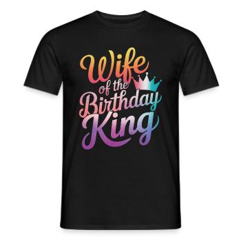 Femme Épouse Partenaire Famille Marié - T-shirt homme - noir - Devant - AI Model Male 178 light (178cm)