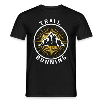 Trail Running Ultra Running Trail Running Extreme Running - T-shirt homme - noir - Devant - AI Model Male 178 light (178cm)