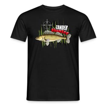 Chasseur de doré jaune - T-shirt homme - noir - Devant - AI Model Male 178 light (178cm)