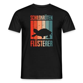 Schildkröten Füsterer - Lustiges Schildkröte - Männer T-Shirt - Schwarz - Vorne - AI Model Male 178 light (178cm)