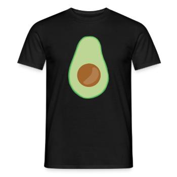 Karneval Fasching Verkleidung Kostüm Avocado - Männer T-Shirt - Schwarz - Vorne - AI Model Male 178 light (178cm)
