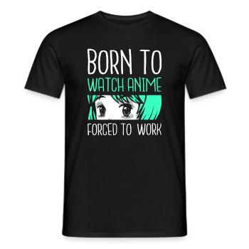Anime Lovers Japanese Girl Otaku Manga - T-shirt homme - noir - Devant - AI Model Male 178 light (178cm)