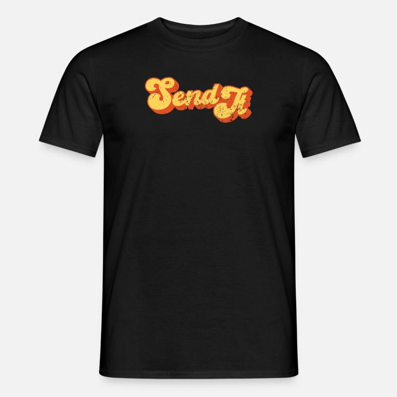 Send It Retro Full Send - Men’s T-shirt - black