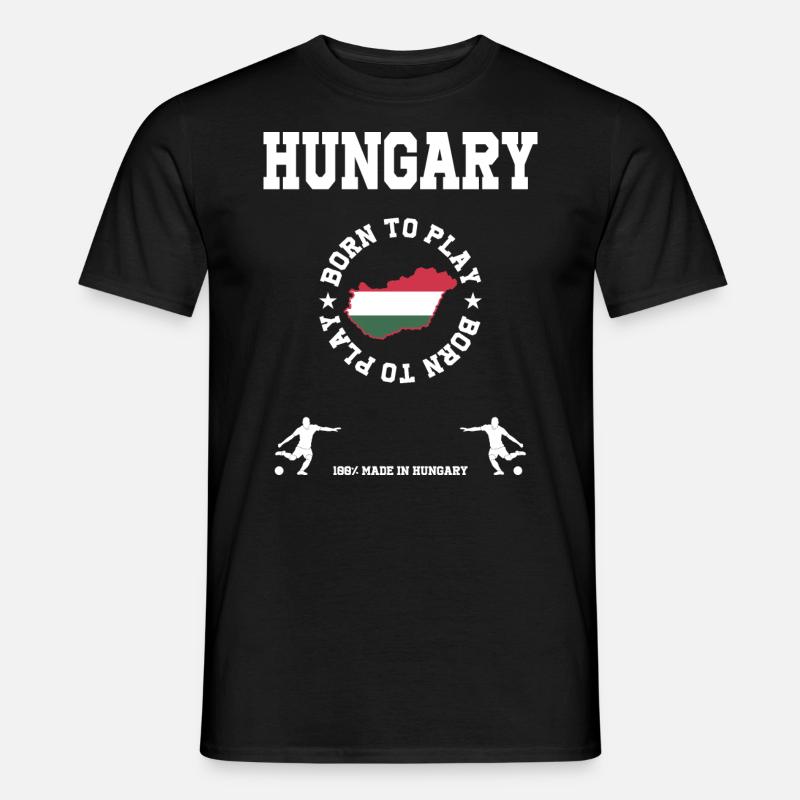 Ungarn - Männer T-Shirt - Schwarz
