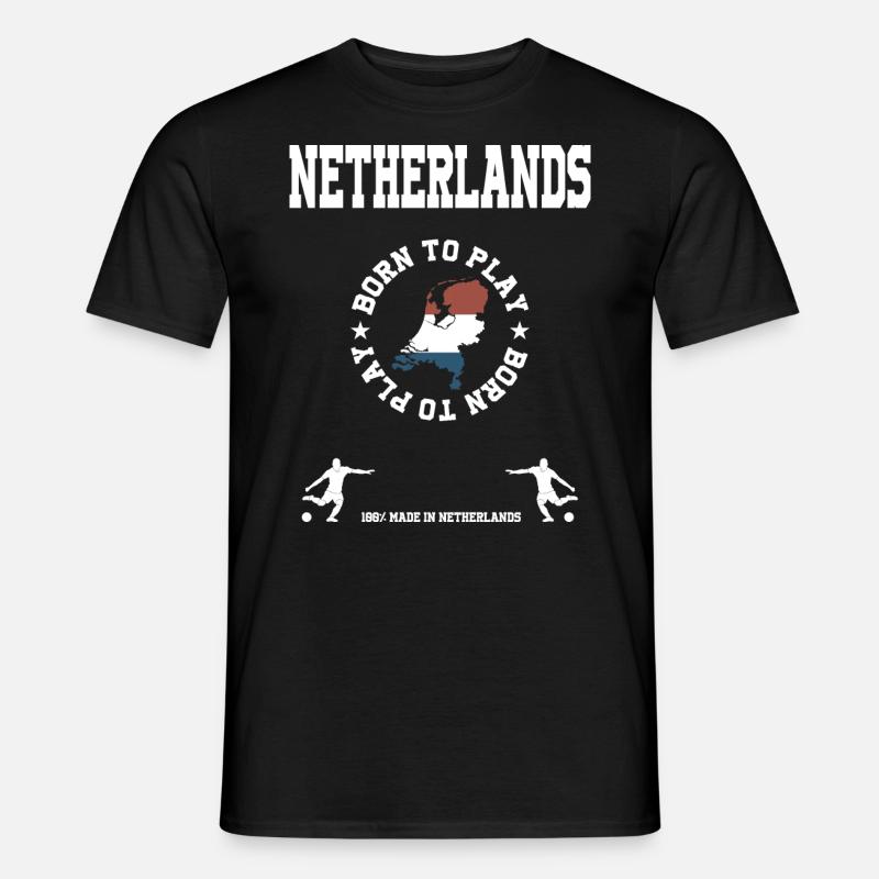 Holland - Männer T-Shirt - Schwarz