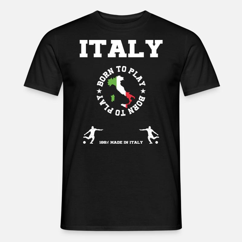 Italia - T-shirt uomo - nero