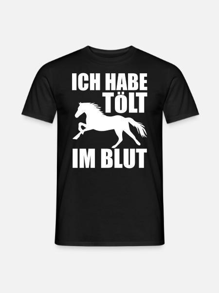 Isländer Islandpferd Islandpferde Geschenk - Männer T-Shirt - Schwarz
