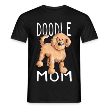 Doodle Mom - Goldendoodle - Gift - Men's T-Shirt - black - Front - AI Model Male 178 light (178cm)