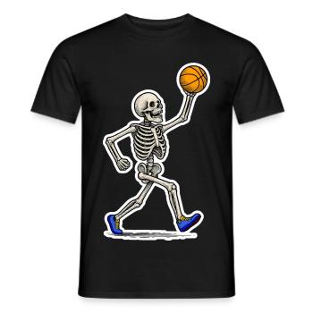 Basketball Skeleton Slam - T-shirt homme - noir - Devant - AI Model Male 178 light (178cm)