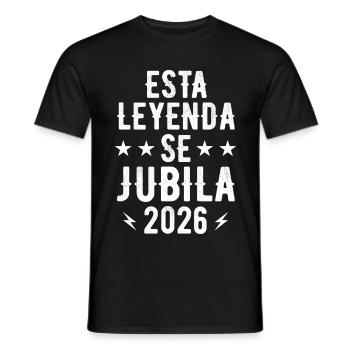 This Legend Retires 2026 - Men's T-Shirt - black - Front - AI Model Male 178 light (178cm)
