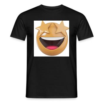 Stargazing Laughing - Men's T-Shirt - black - Front - AI Model Male 178 light (178cm)