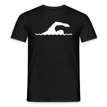 Nager - T-shirt homme - noir - Devant - AI Model Male 178 light (178cm)