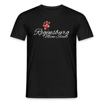 Regensburg Meine Stadt Bayern Regensburger - Männer T-Shirt - Schwarz - Vorne - AI Model Male 178 light (178cm)
