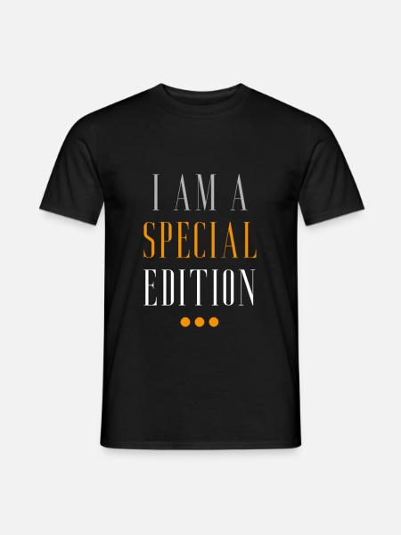 Special Edition - a special edition - Men's T-Shirt - black